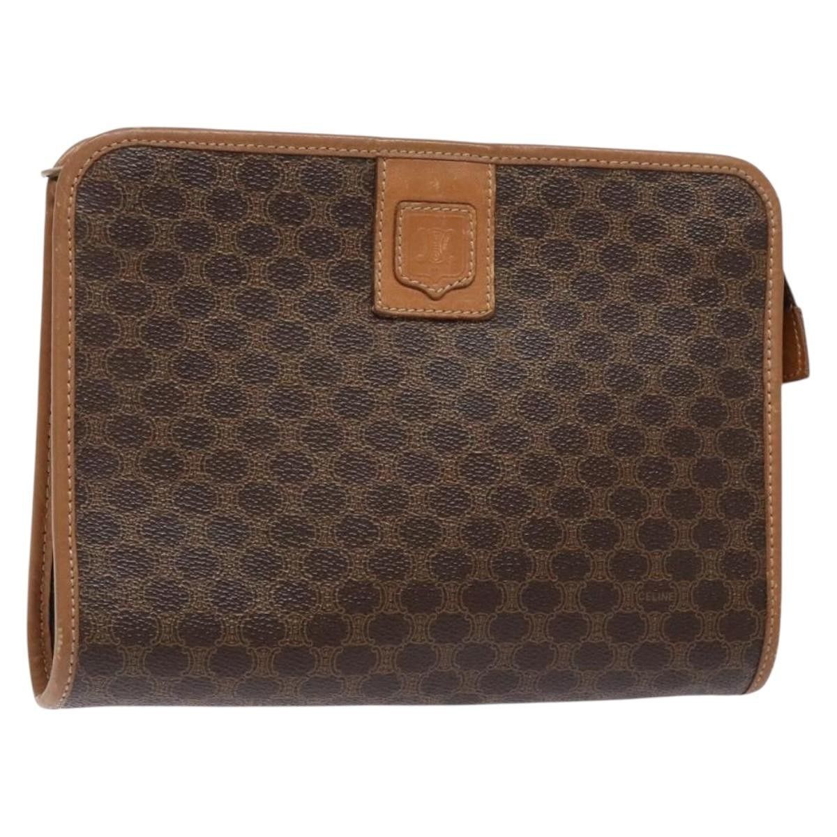 Celine Celine Macadam Pochette Canvas and Leather Size ONE SIZE - 1 Thumbnail