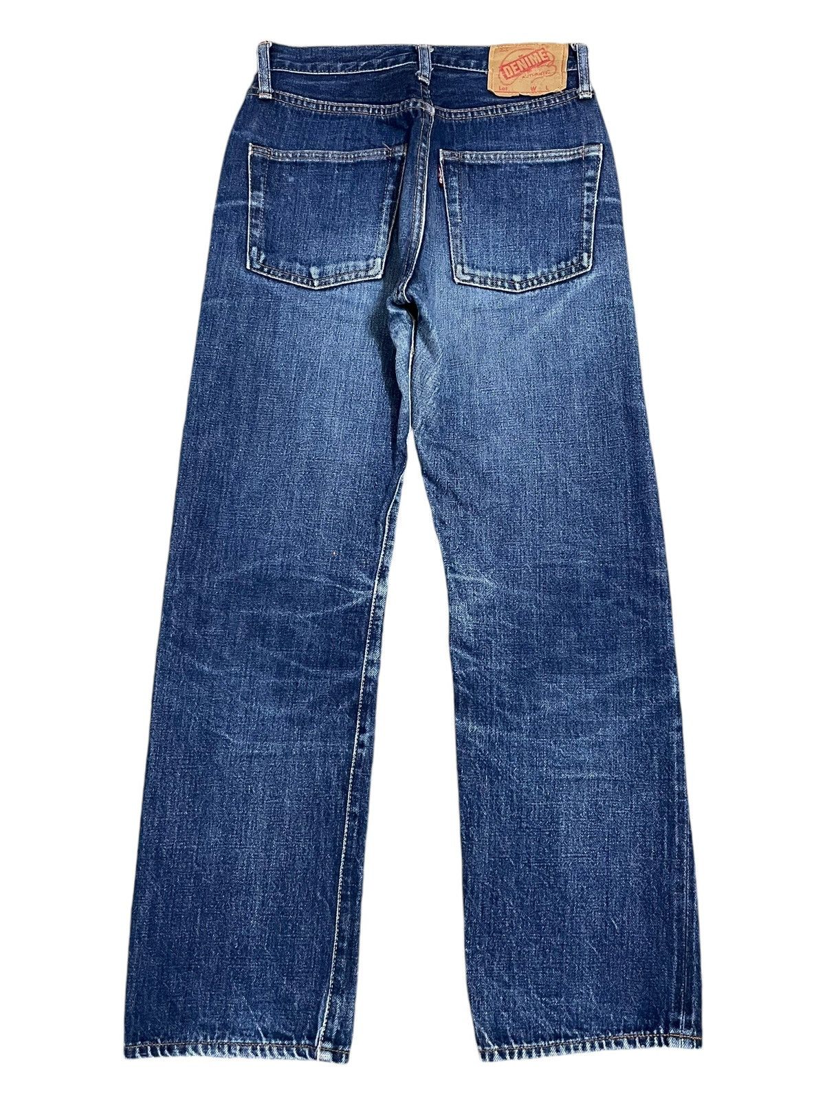 Denime Vintage Denime Japan Selvedge Button Fly Blue Wash Jeans Size US 27 - 8 Thumbnail