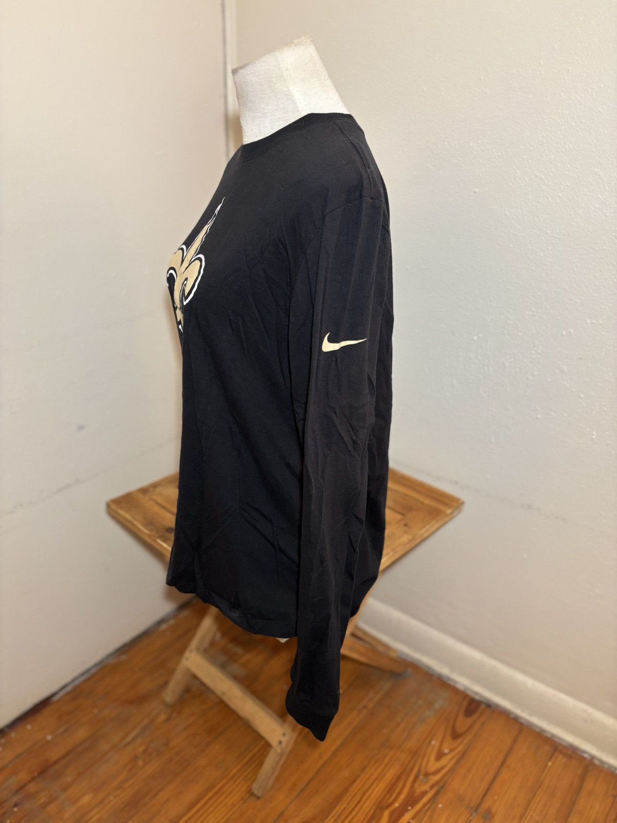Nike Nike New Orleans Saints Logo Long Sleeve Tee Shirt Size US M / EU 48-50 / 2 - 5 Thumbnail