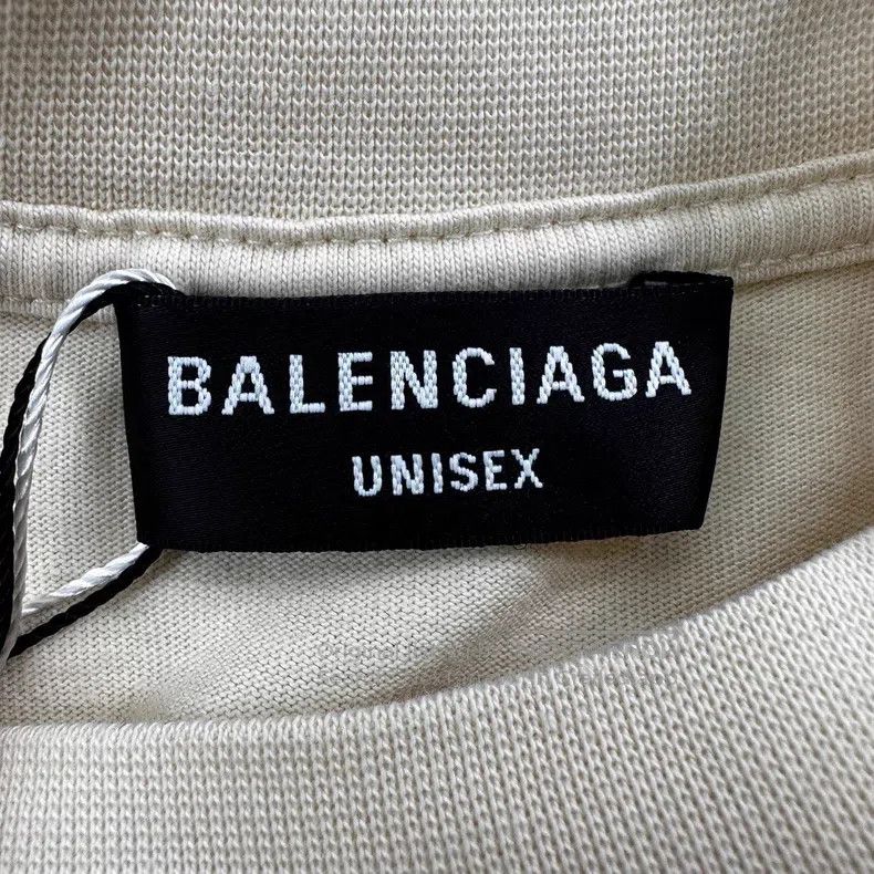 Balenciaga Balenciaga Beige Fake Two-Piece Embroidered Hoodie Size US S / EU 44-46 / 1 - 3 Thumbnail