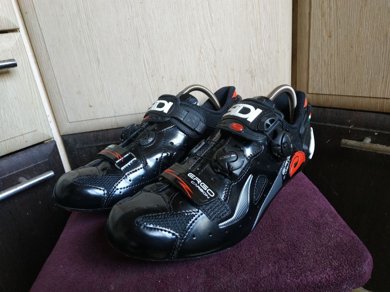 Sidi Sidi Ergo 5 Carbon Road Cycling Shoes Black - EU 44 / US 10 Size US 11 / EU 44 - 18 Thumbnail