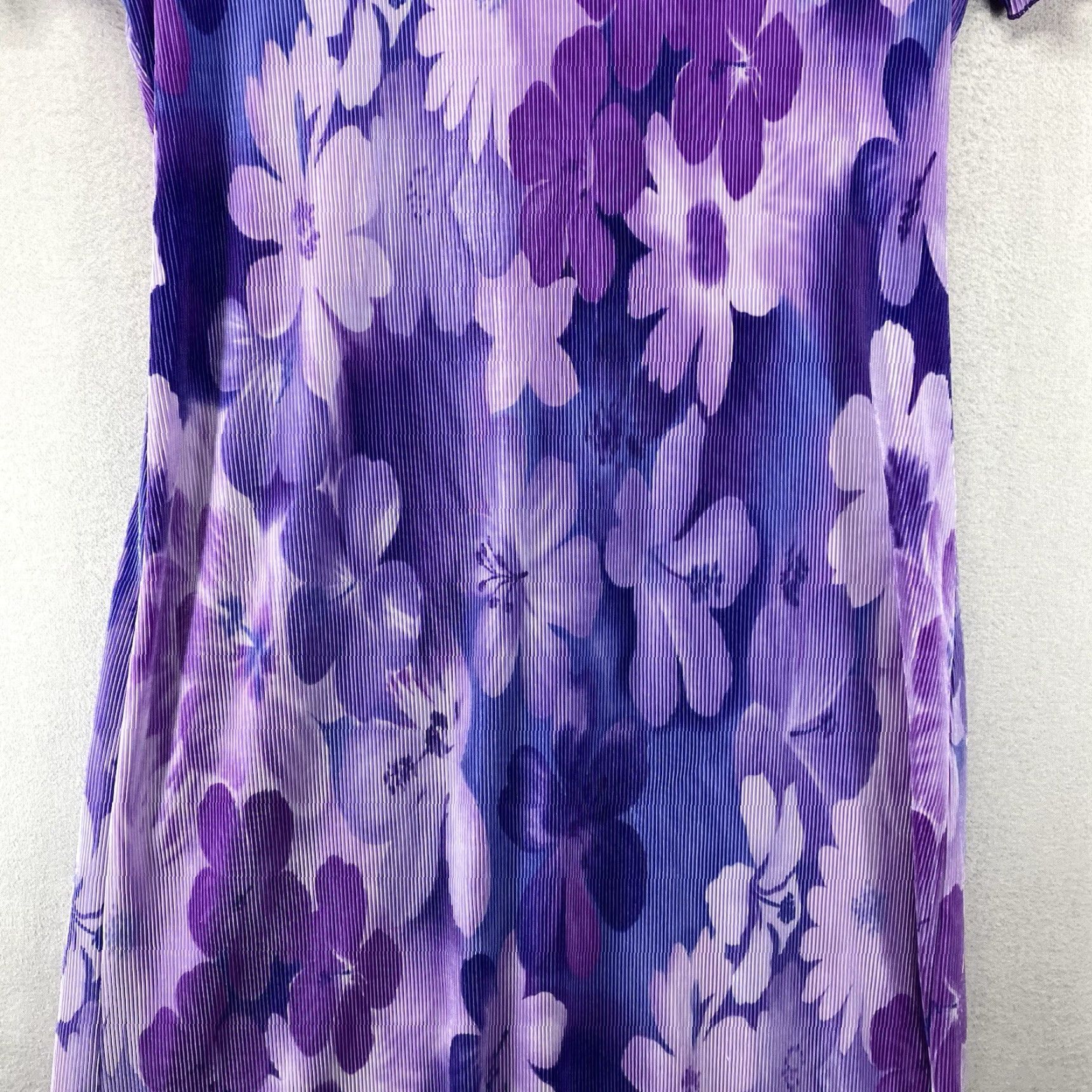 Vintage VINTAGE Miles Maxi Dress Shirt Dress 10 Purple Floral Bohemian 90s Grunge Fairy Placeholder Size L / US 10 / IT 46 - 5 Thumbnail