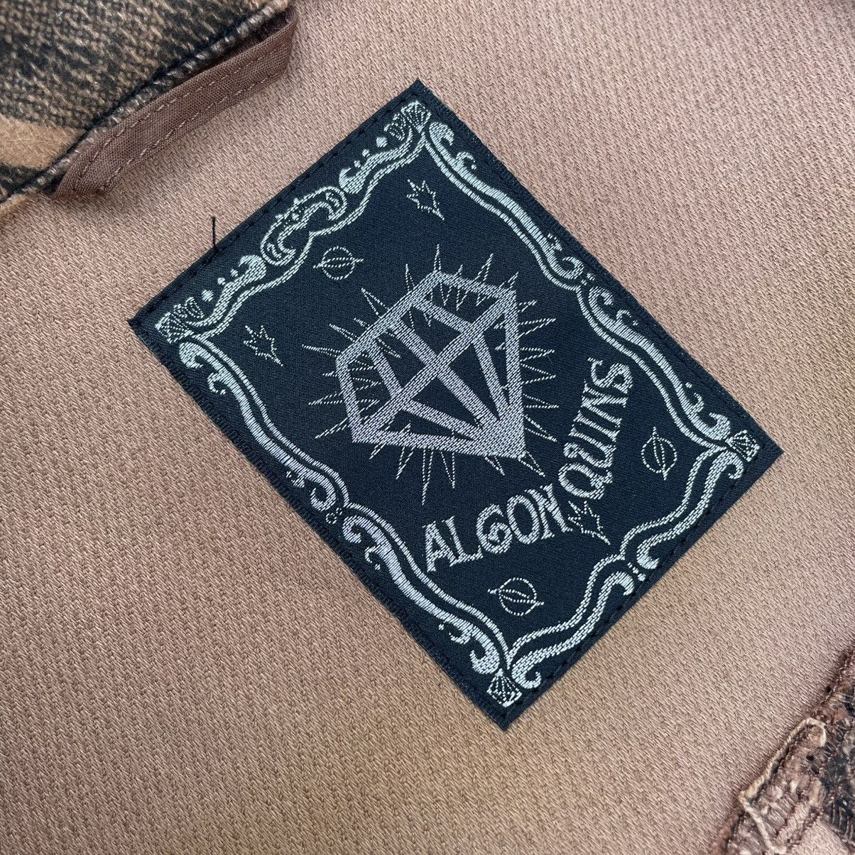 20471120 × Beauty Beast × Japanese Brand 🇯🇵 ALGONQUINS FULL PRINT WORDING BELTED TRENCH COAT Size M / US 6-8 / IT 42-44 - 14 Thumbnail