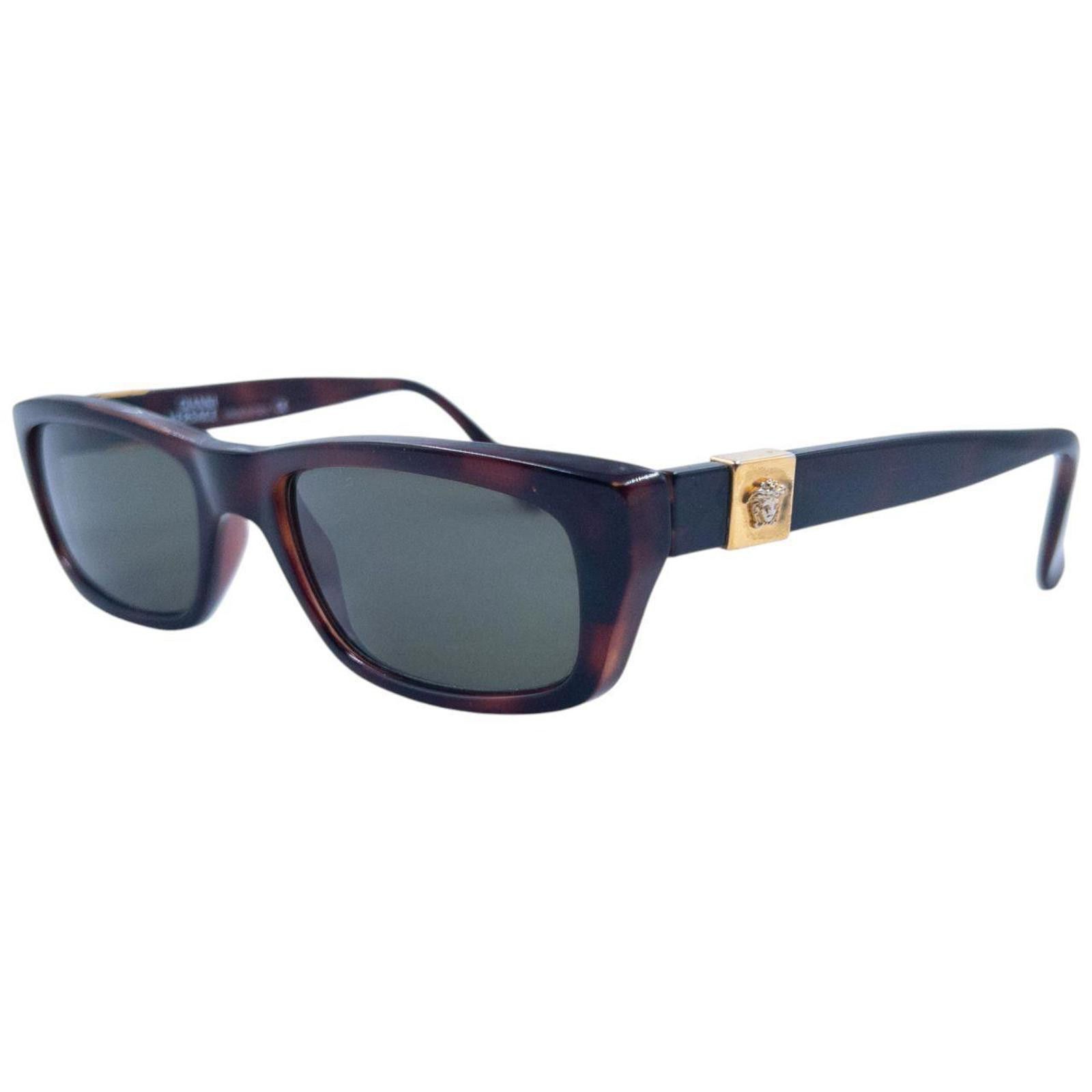 Versace Vintage Gianni Versace Tortoise Shell Sunglasses Size ONE SIZE - 1 Thumbnail