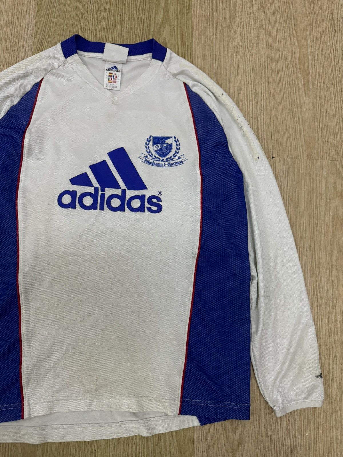 Adidas × Vintage Vintage Adidas Yokohama F. Marinos J league jersey Size US M / EU 48-50 / 2 - 3 Thumbnail