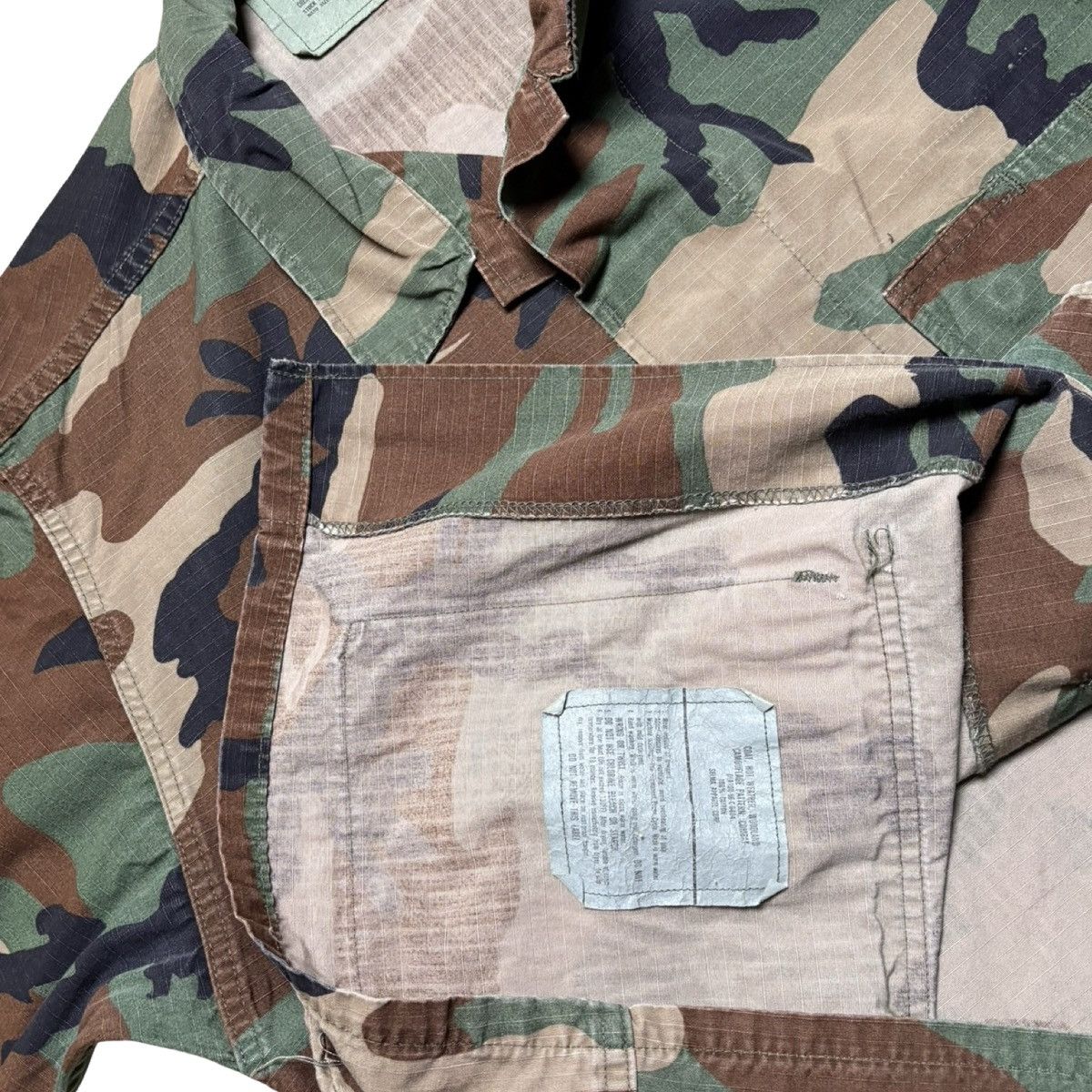 Other Vintage USGI Jacket Mens M Long Woodland Camo Ripstop BDU Size US M / EU 48-50 / 2 - 7 Thumbnail