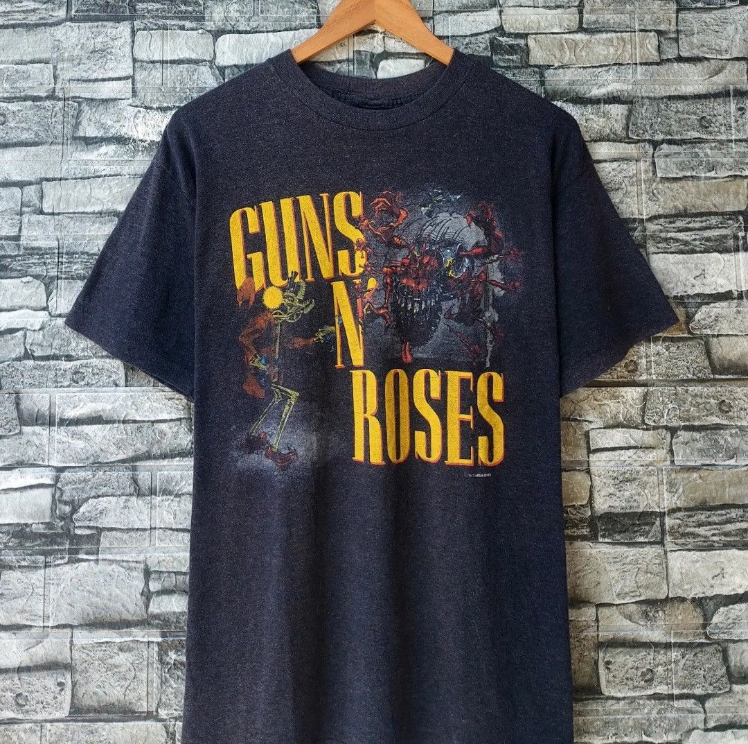 Band Tees 🔥RARE FIND🔥Vintage 80s Guns N Roses Was Here Tour Size US M / EU 48-50 / 2 - 3 Thumbnail