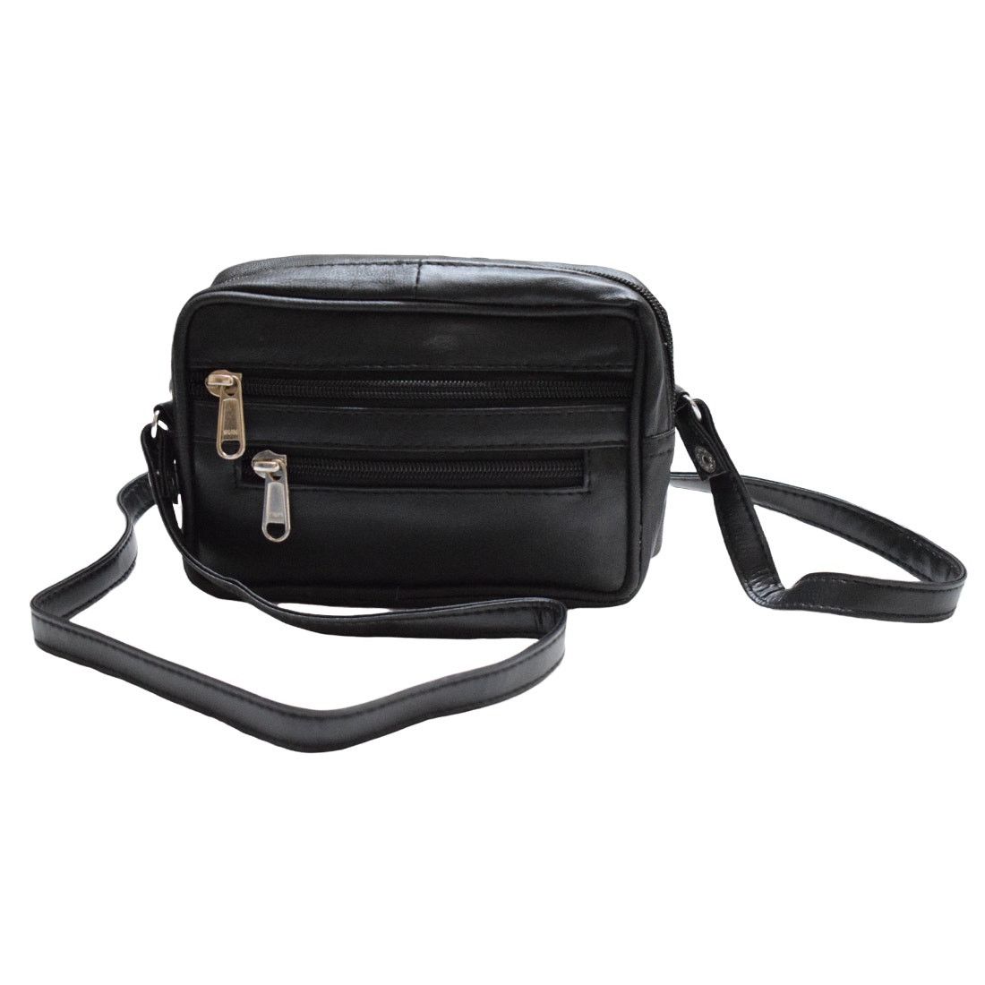 Handmade Women's Brand New Black Leather Crossbody/Belt Bag Size ONE SIZE - 2 Thumbnail