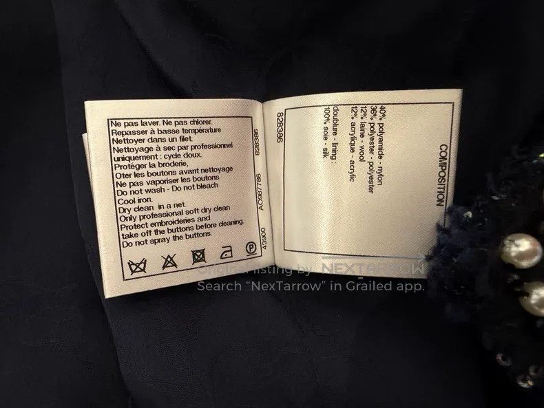 Chanel Chanel 17-year-old ground control series blue pearl sequin Size XS / US 0-2 / IT 36-38 - 5 Thumbnail
