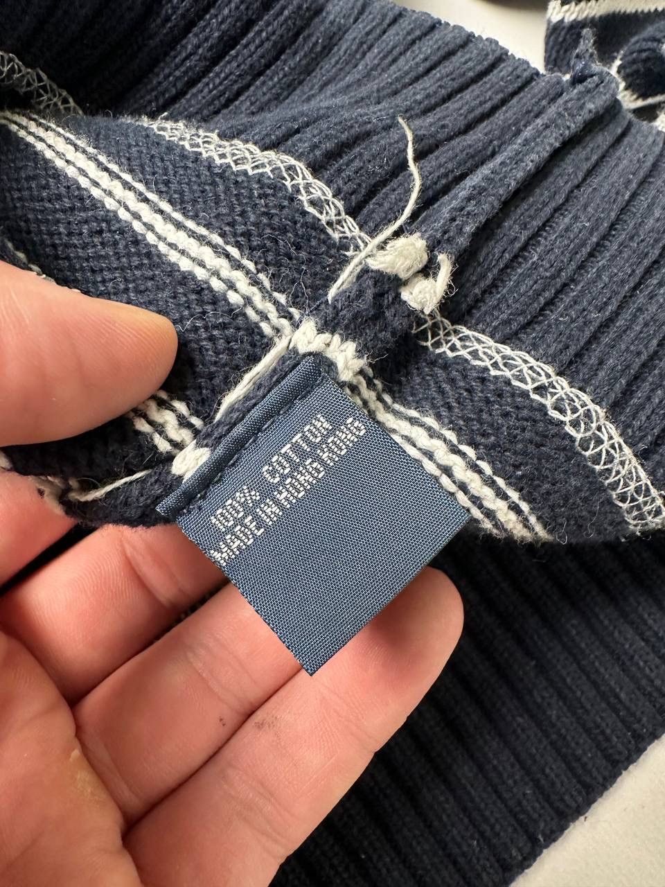 Polo Ralph Lauren Vintage 00s Polo Ralph Lauren Striped Cotton Sweater Size M / US 6-8 / IT 42-44 - 6 Thumbnail