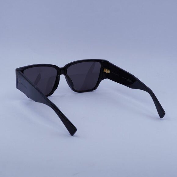 Bottega Veneta Bottega Veneta BV1285S 001 Sunglasses Black Square Frame Size ONE SIZE - 5 Thumbnail