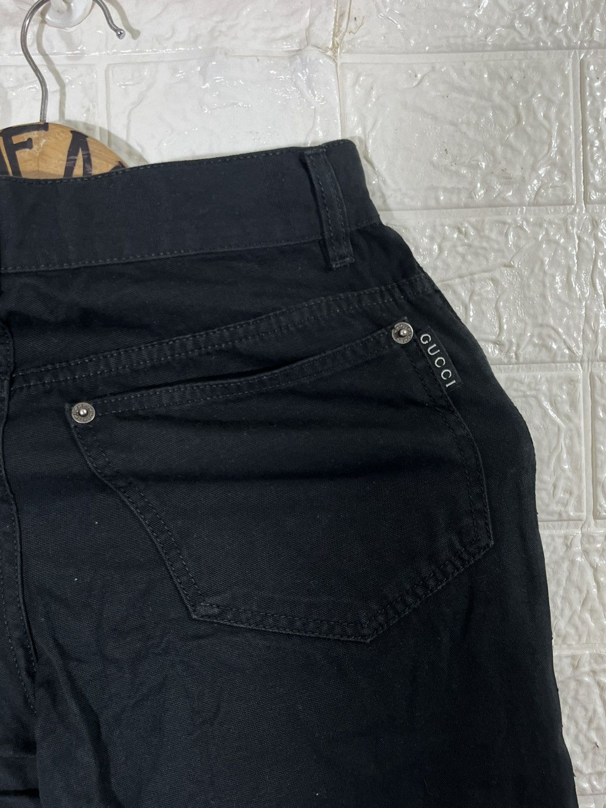 Gucci Gucci Black Trouser By Tom Ford Era Collection Size 26" / US 2 / IT 38 - 7 Thumbnail