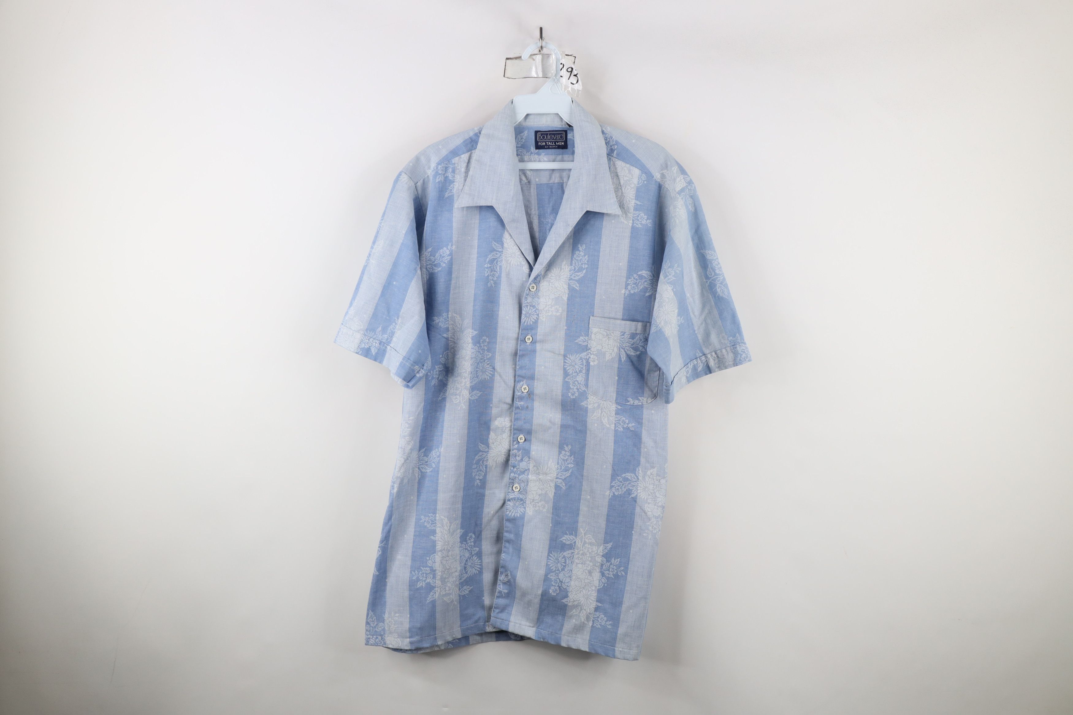 Vintage Vintage 70s Rockabilly Flower Camp Collar Button Shirt Size US XL / EU 56 / 4 - 1 Thumbnail