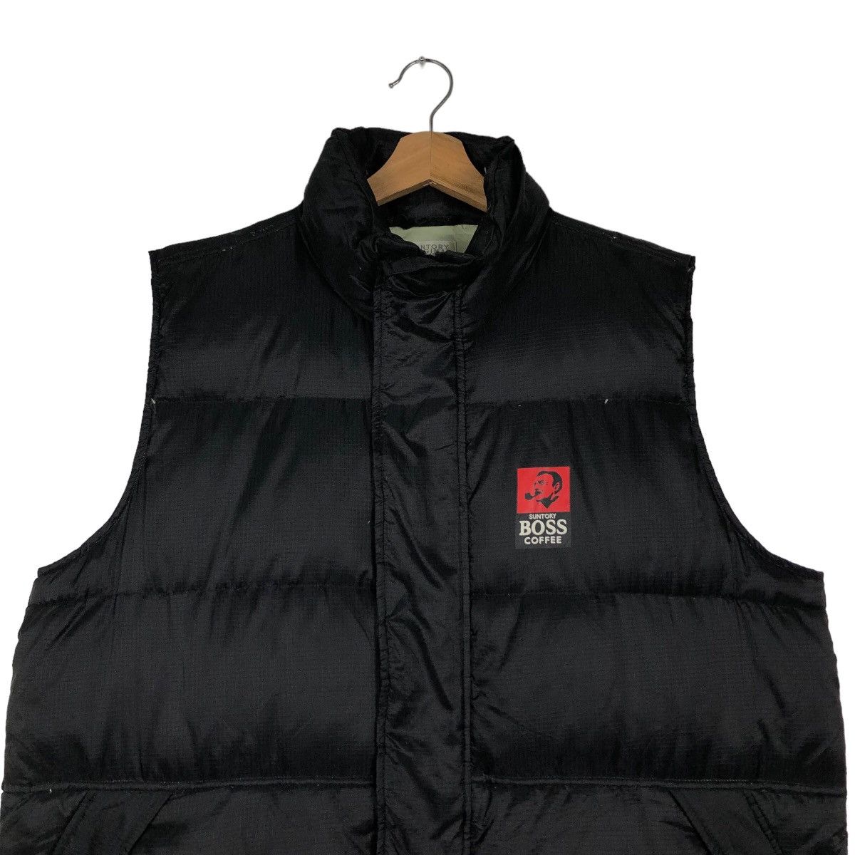Japanese Brand 🔥90’s Puffer Down Vest Suntory Original Design Big Logo Size US M / EU 48-50 / 2 - 3 Thumbnail