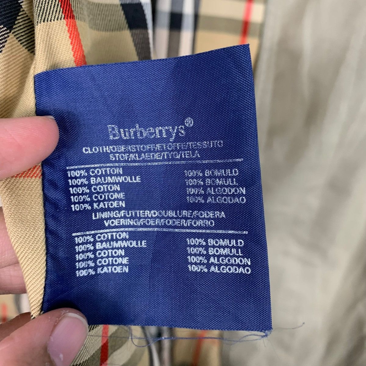 Burberry Vintage Burberrys Nova Check Overcoat Size US L / EU 52-54 / 3 - 19 Thumbnail