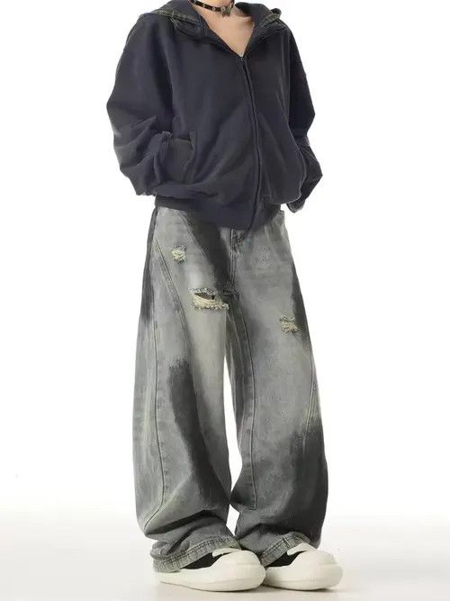 Japanese Brand Fukatsu x Gotou Paint Style denim Pant Size US 29 - 7 Thumbnail