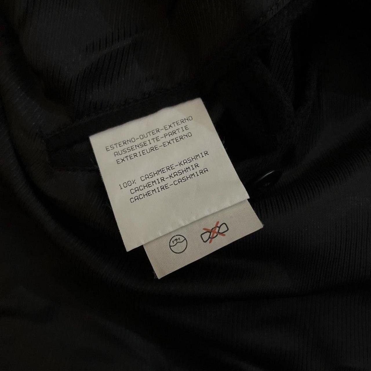 Ermenegildo Zegna Ermenegildo Zegna Black Cashmere Trench Coat Jacket Very Size US XXL / EU 58 / 5 - 5 Thumbnail
