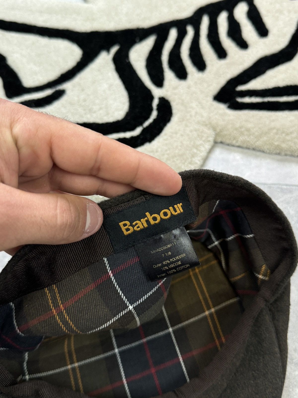 Barbour × Vintage Mens Vintage Barbour hats cap berets tweed Size ONE SIZE - 10 Thumbnail