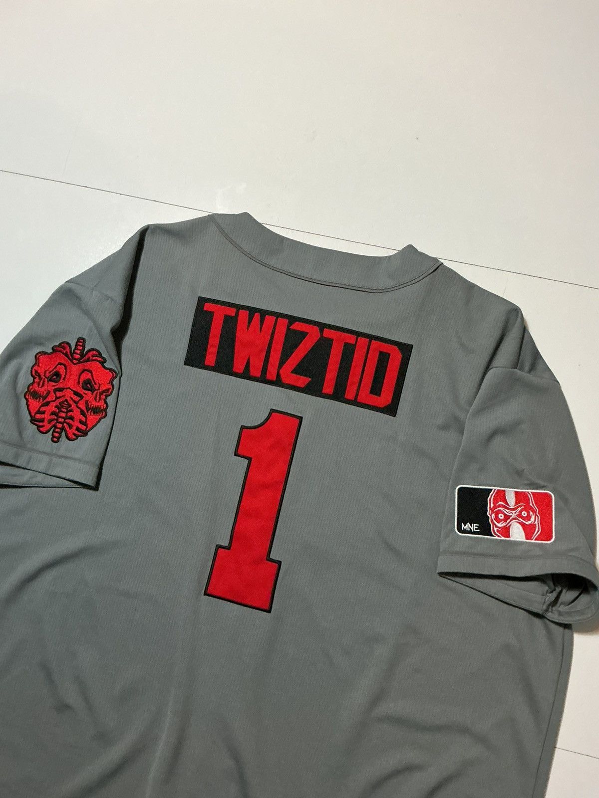 Other Rare Twiztid MNE Serial Killers Embroidered Baseball Jersey Size US XXL / EU 58 / 5 - 4 Thumbnail