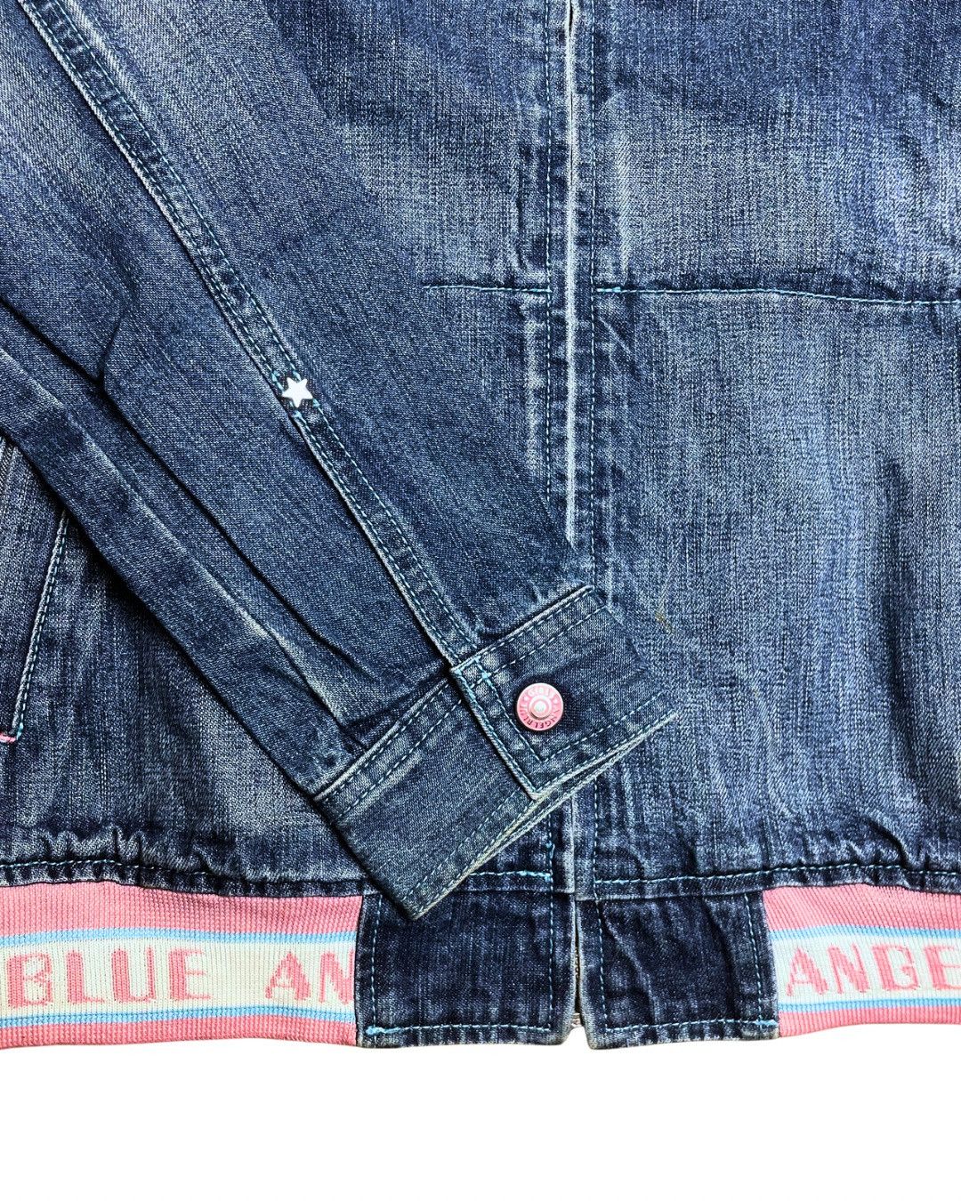 Angel Blue Angel Blue Zip-Up Denim Jacket Size M / US 6-8 / IT 42-44 - 5 Thumbnail