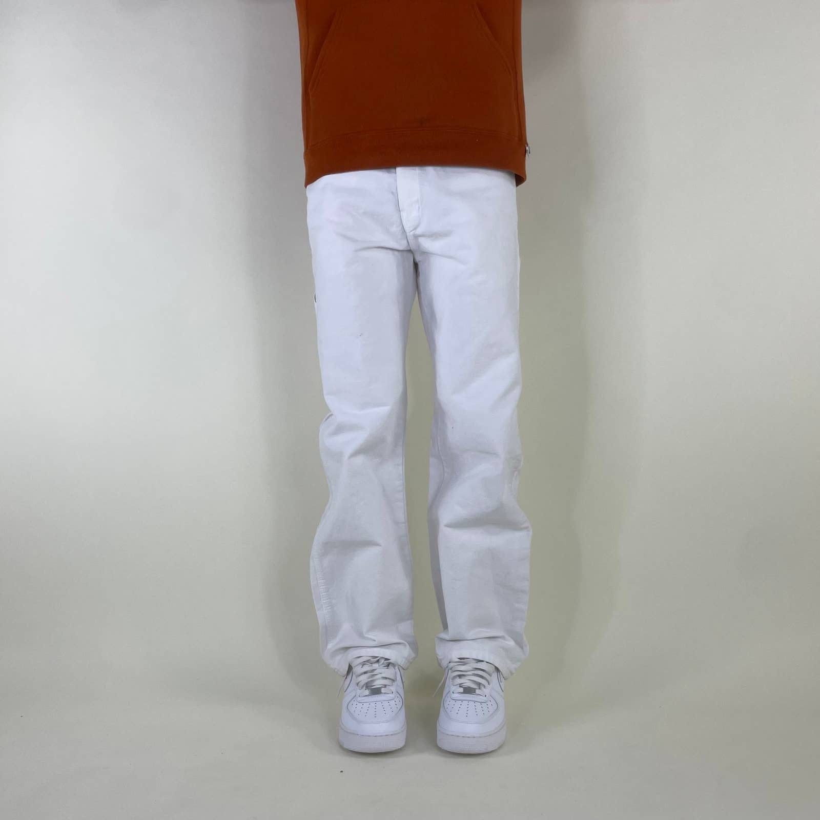 Dickies × Vintage Super Sick Vintage White Dickies Carpenter Painter Pants Size US 30 / EU 46 - 2 Thumbnail