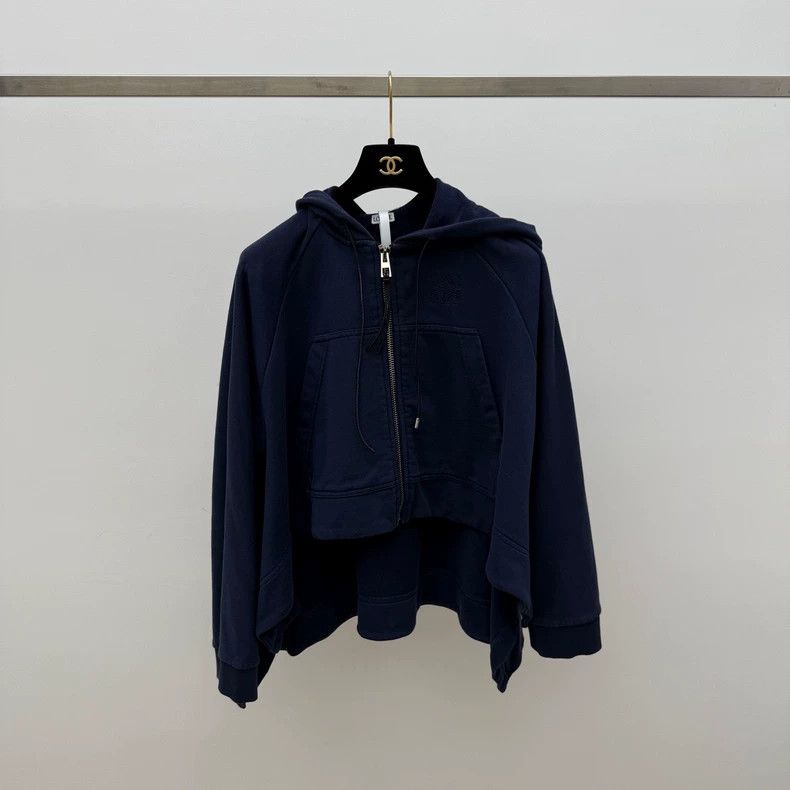 Loewe loewe Zipper hooded cape irregular coat 2506-Nextarrow Size US XXS / EU 40 - 2 Thumbnail