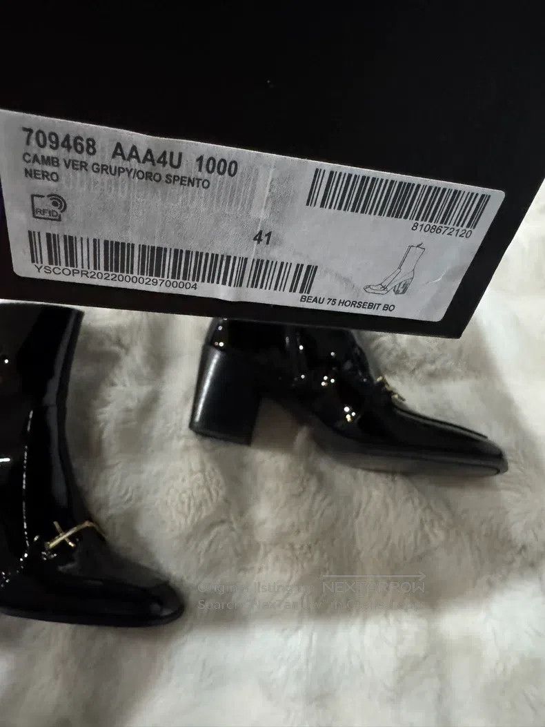 Saint Laurent Paris Saint Laurent Paris Black and Gold Men's Boots Size US 8 / EU 41 - 9 Thumbnail