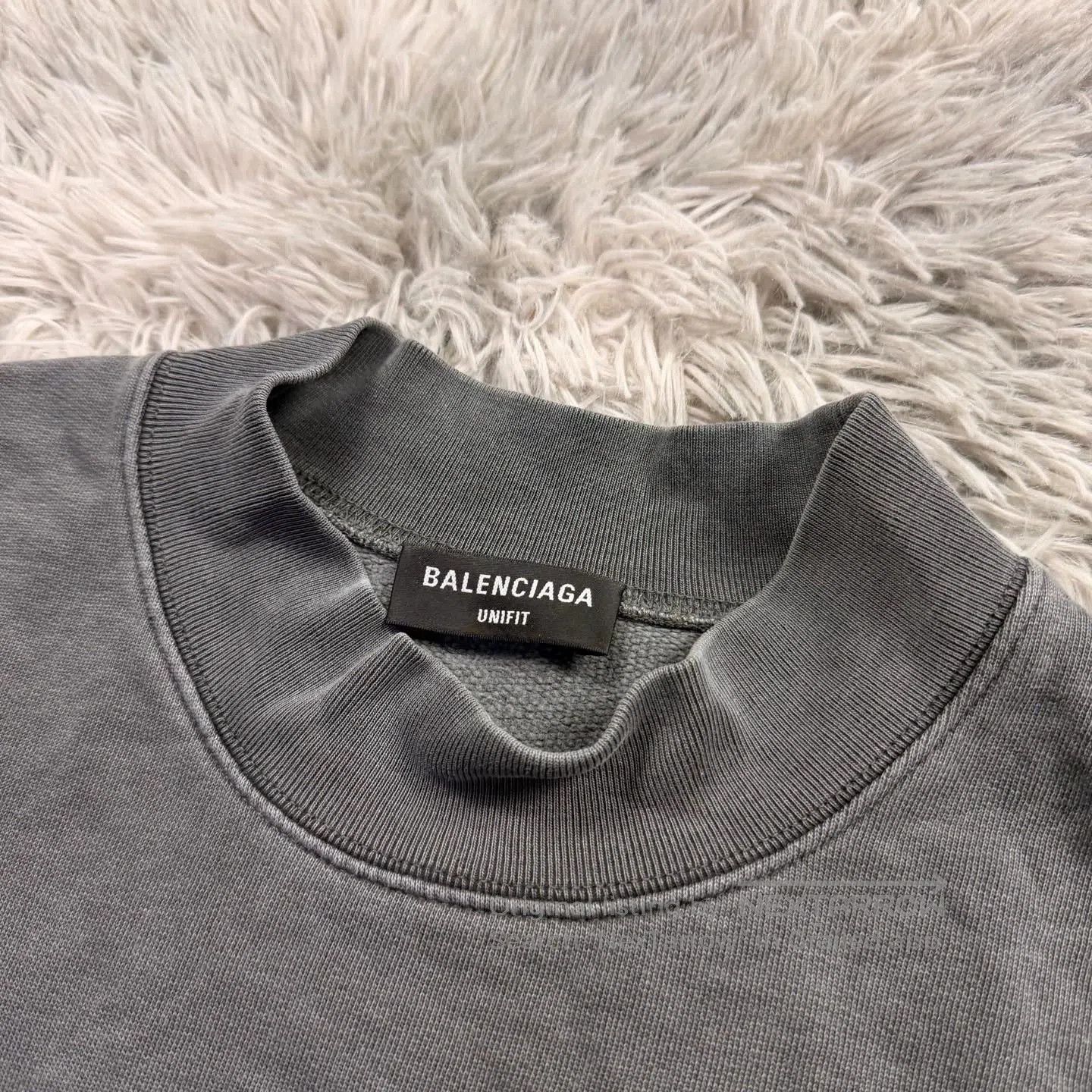 Balenciaga balenciaga vintage washed sweatshirt in gray. Size US XS / EU 42 / 0 - 2 Thumbnail