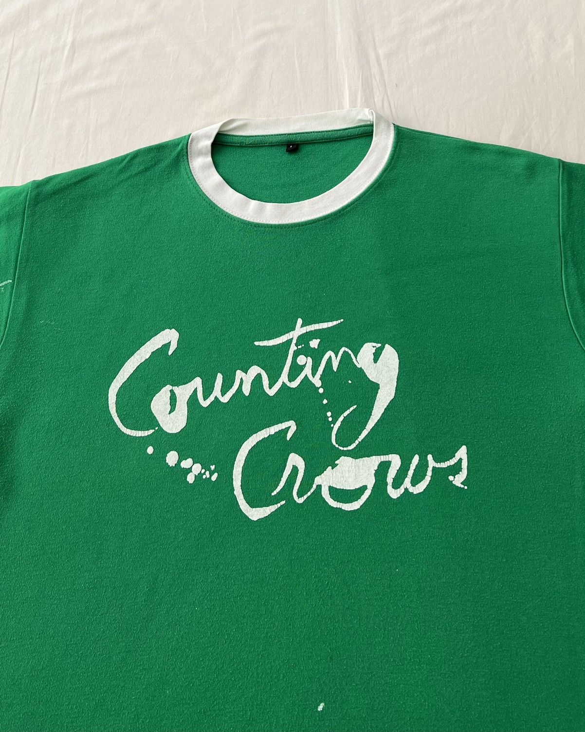 Band Tees Vintage 2009 Counting Crows Rock Band Green T-shirt Size US L / EU 52-54 / 3 - 3 Thumbnail