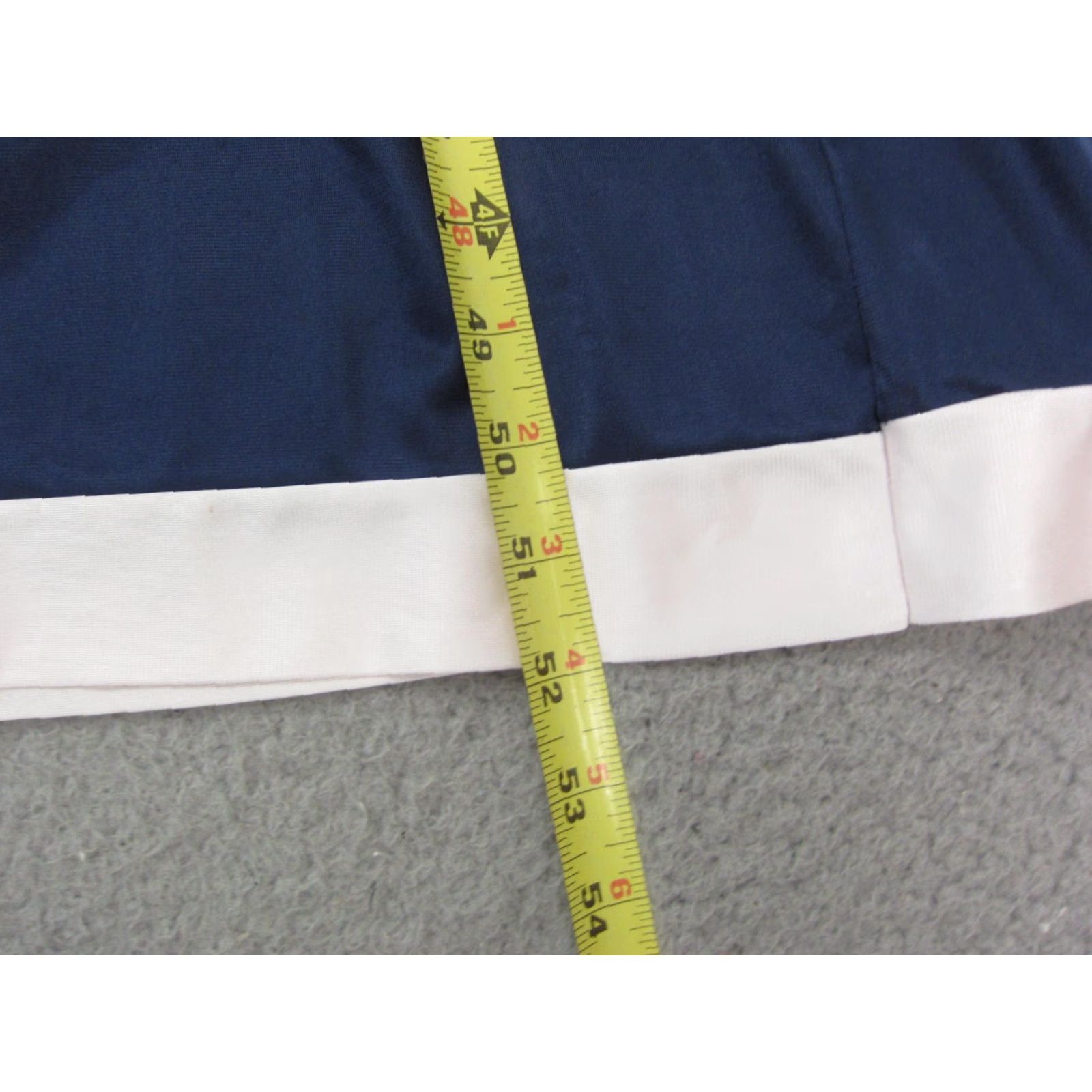 Vintage VINTAGE Lorraine Dress Shirt Womens M Blue Satin Sleeveless Midi V-Neck Made in USA Size ONE SIZE - 6 Thumbnail