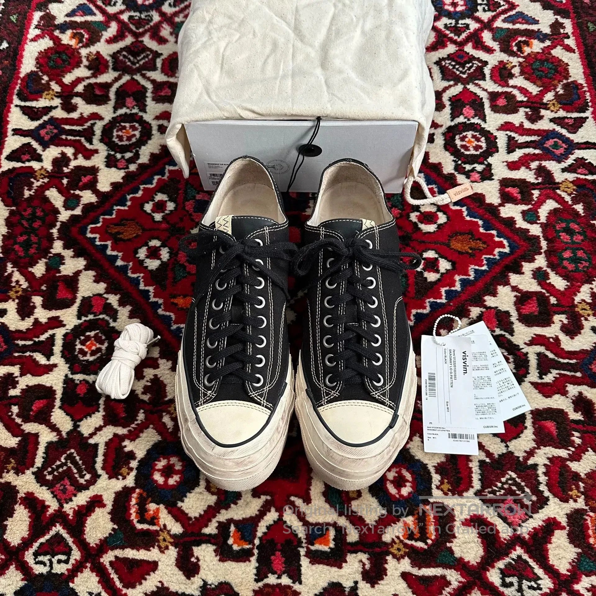 Visvim visvim 22aw skagway canvas shoes size 11. Size US 11 / EU 44 - 1 Thumbnail