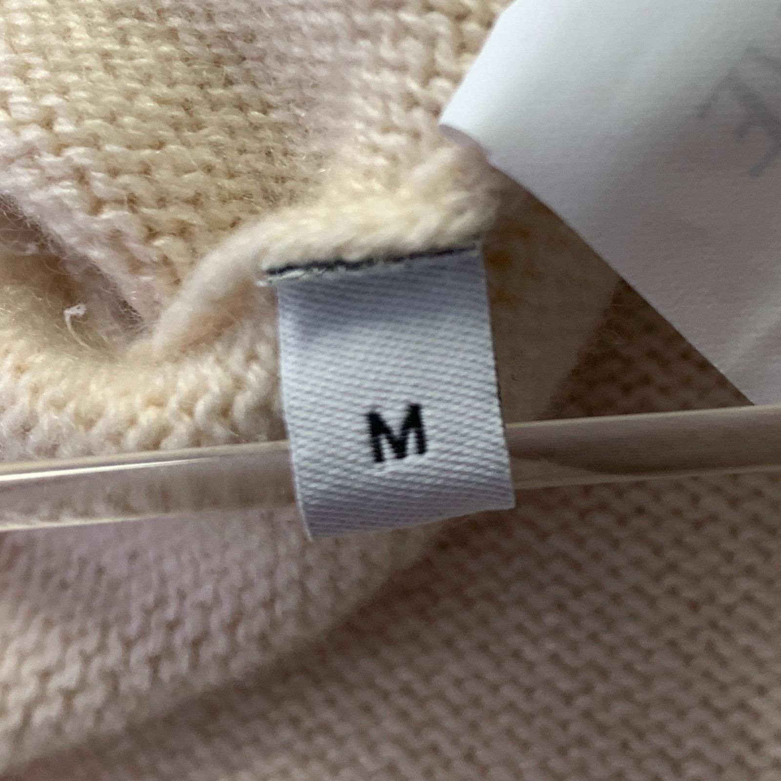 Loewe LOEWE Size M Cream Cashmere Blend Asymmetric Cardigan Size M / US 6-8 / IT 42-44 - 9 Thumbnail