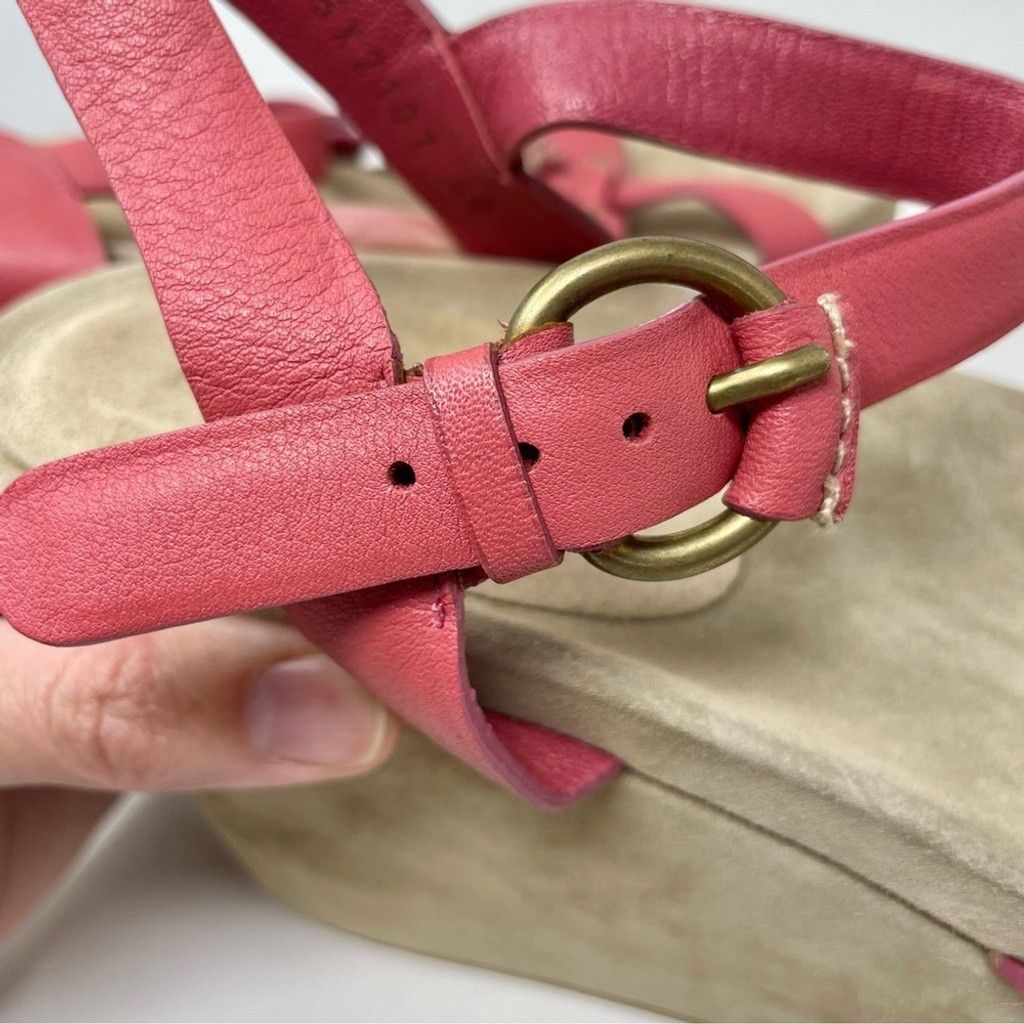 Miu Miu New Miu Miu Pink Leather Flatform Sandals Size 40 Size US 10 / IT 40 - 9 Thumbnail