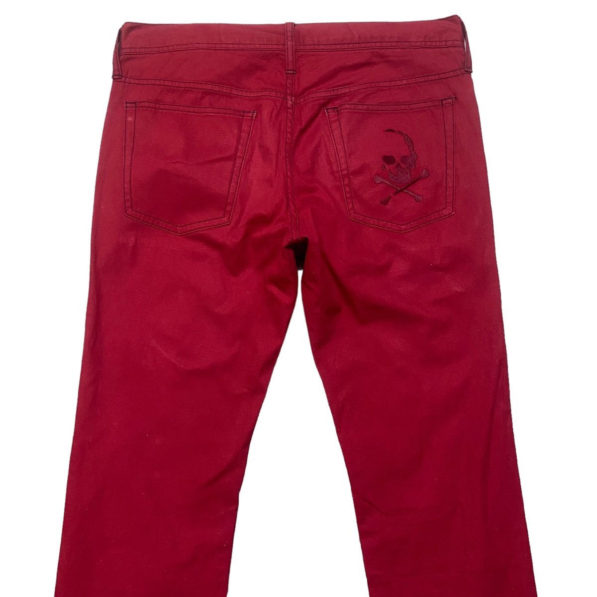 Le Grande Bleu (L.G.B.) RUPERT EDGE Tribal Skull Embroidery Jeans Size US 31 - 9 Thumbnail