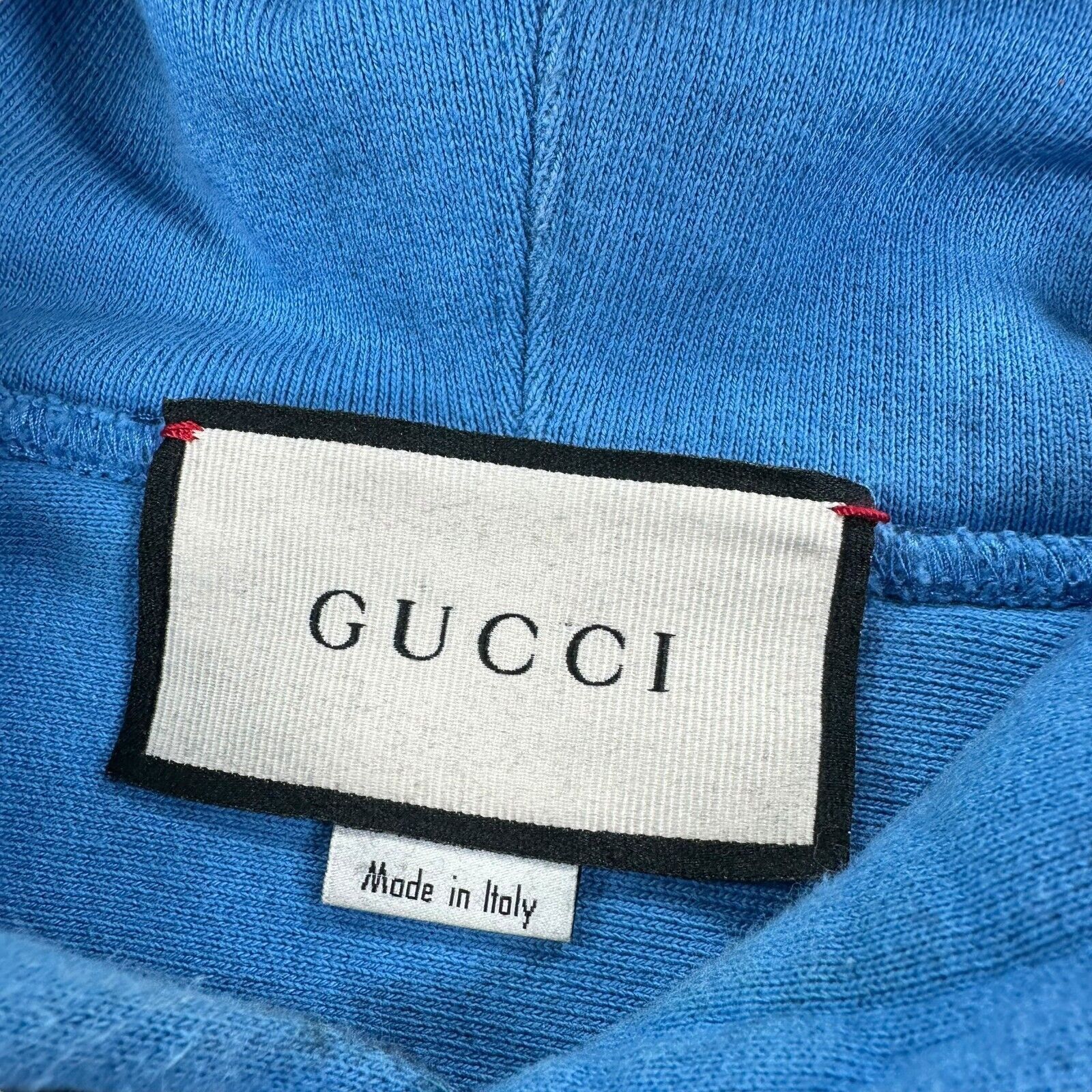 Gucci Gucci Size S Sweatshirt Baby Blue Embroidered Band Logo Size US S / EU 44-46 / 1 - 3 Thumbnail