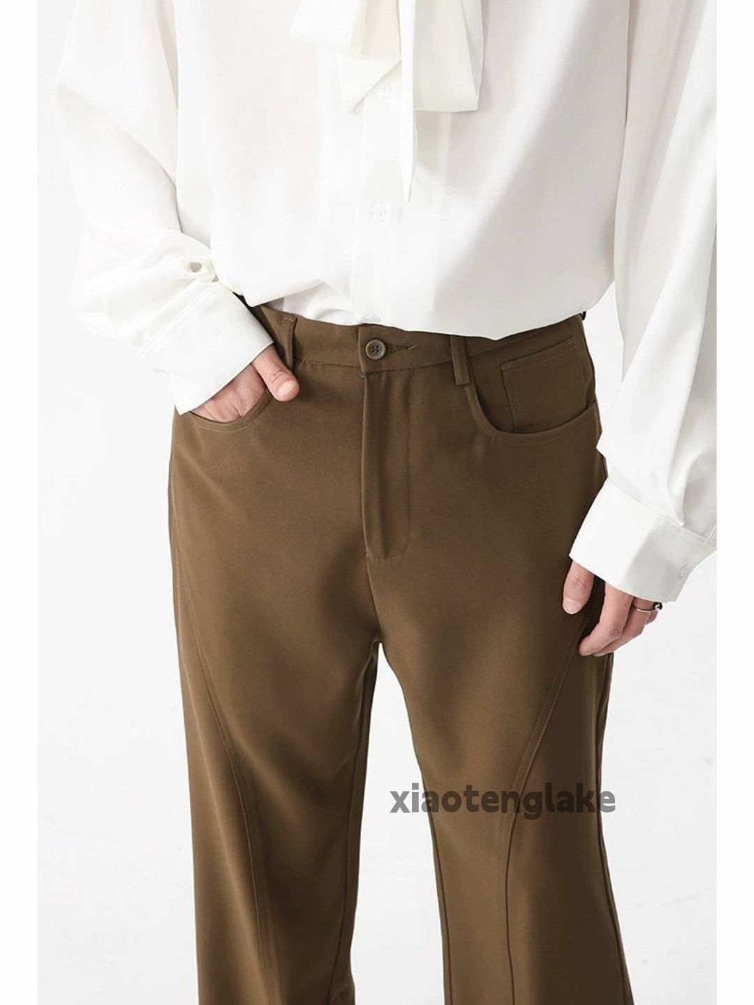 Designer × Japanese Brand × Vintage retro patchwork dance yuppie loose bootcut pants Size US 30 / EU 46 - 7 Thumbnail