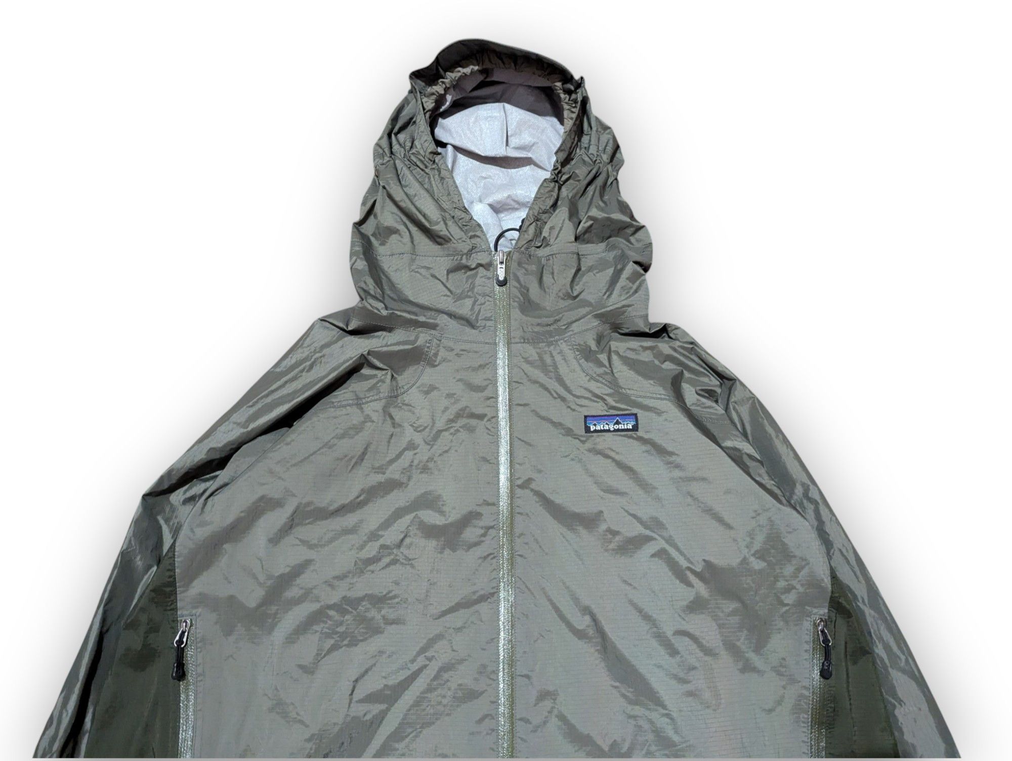 Patagonia Patagonia Nylon Jacket Rain Shell Green Olive Gorcope Size US XXL / EU 58 / 5 - 2 Thumbnail