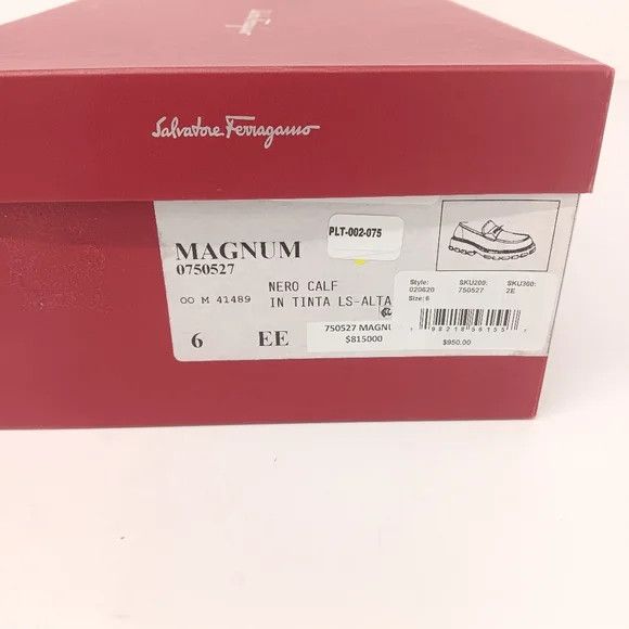Salvatore Ferragamo Ferragamo Women's Embossed Logo Leather Loafers - Size 6 Size US 6 / IT 36 - 15 Thumbnail