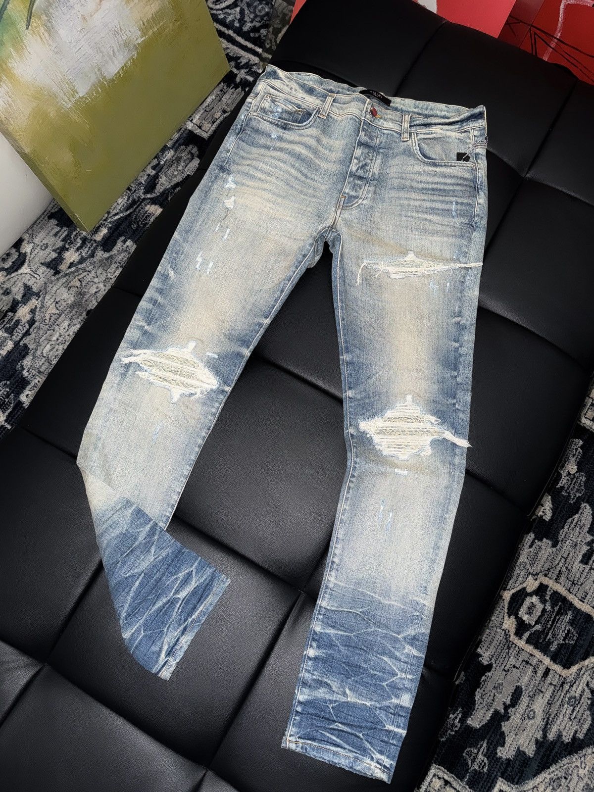 Amiri Amiri bandana denim patch mx1 jeans Size US 34 / EU 50 - 1 Thumbnail