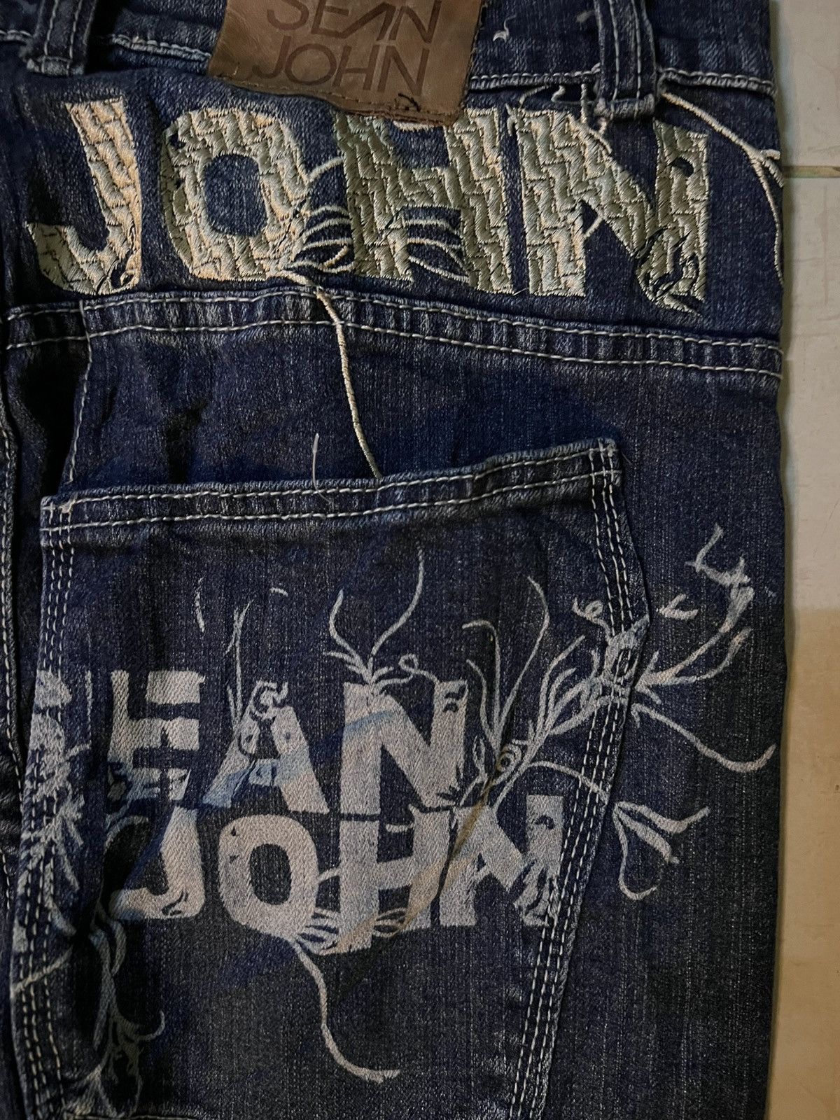 Sean John (36)y2k Sean John Embroidery Backhit Graphic Size US 36 / EU 52 - 5 Thumbnail