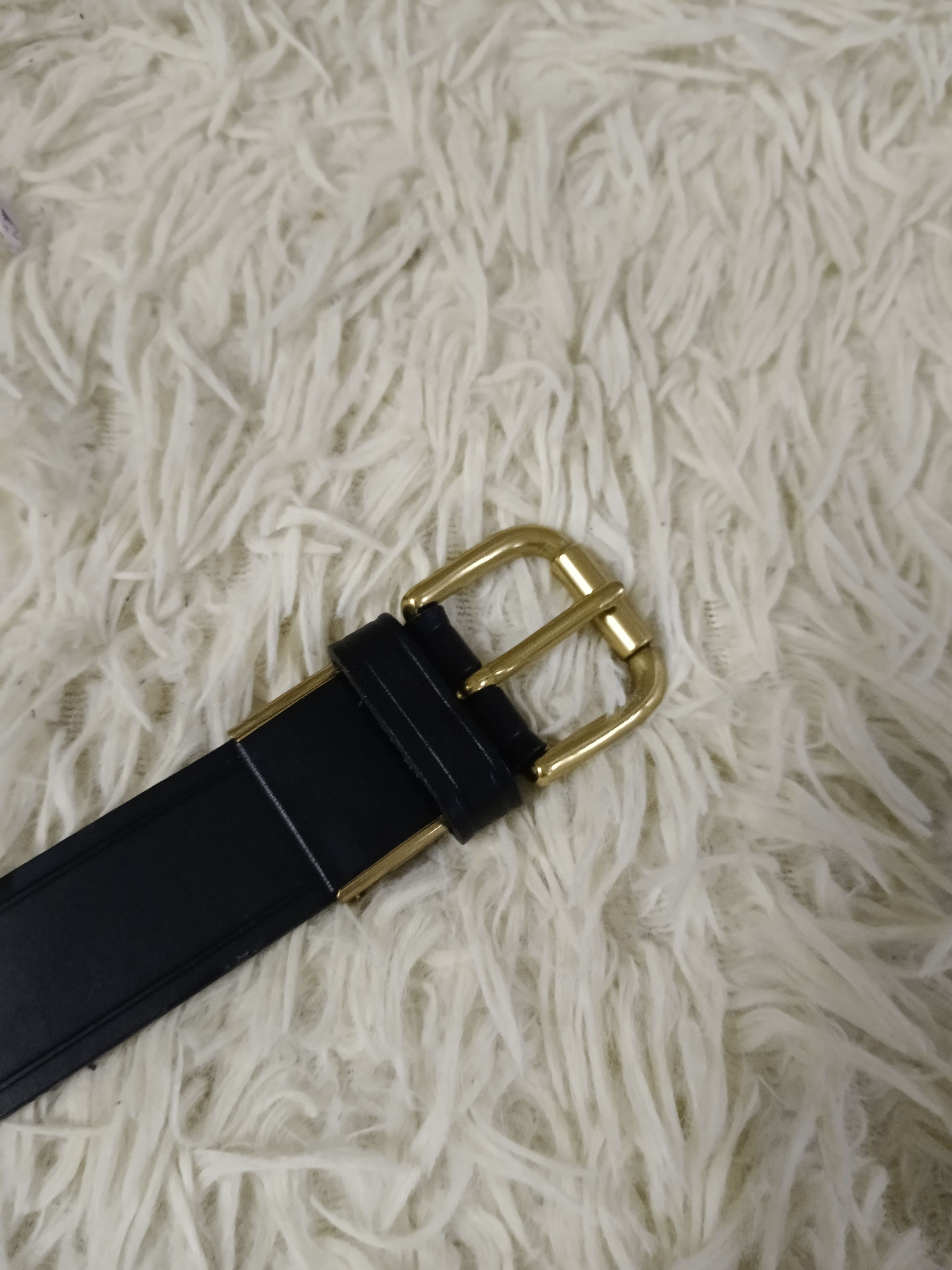 Yohji Yamamoto YOHJI YAMAMOTO BLACK LEATHER BELT Size ONE SIZE - 8 Thumbnail