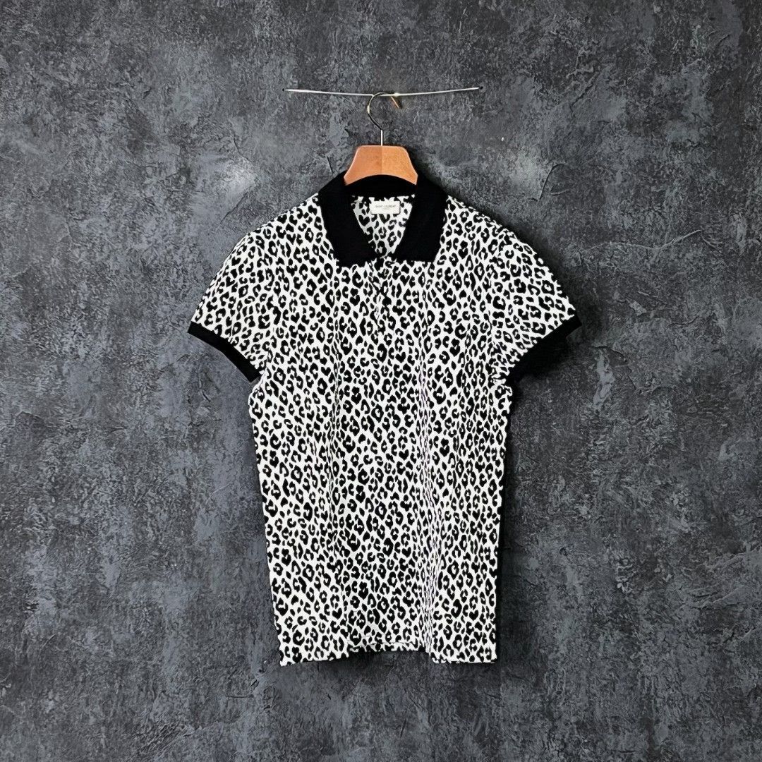 Saint Laurent Paris Saint Laurent Paris Cotton Polo s Men Size US S / EU 44-46 / 1 - 1 Thumbnail