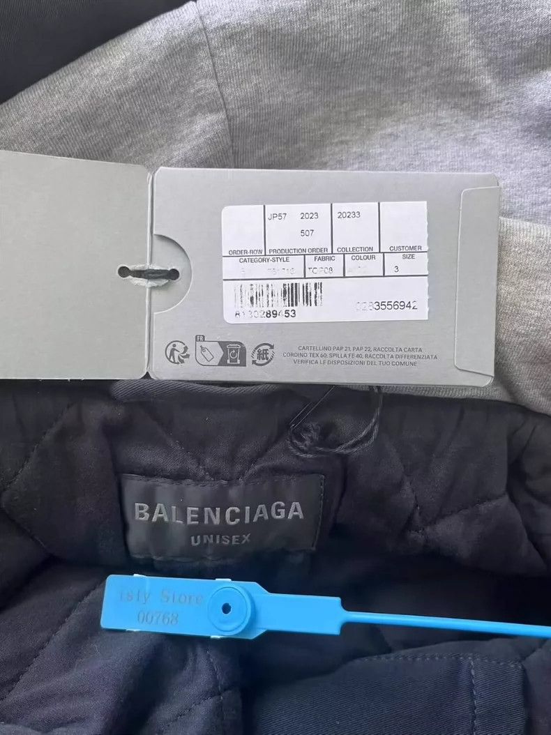 Balenciaga Balenciaga Patchwork Pocket Long Sleeve Jacket Jacket Size US L / EU 52-54 / 3 - 4 Thumbnail