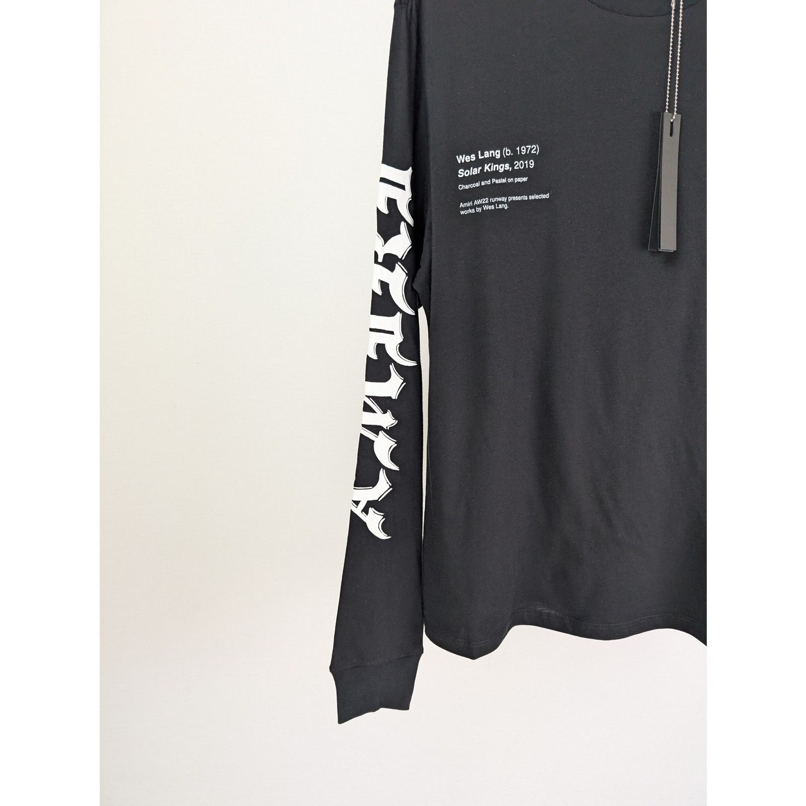 Amiri o1rshd1 Q:2 / Wes Lang Solar Kings Long Sleeve Tee T-Shirt Size US M / EU 48-50 / 2 - 6 Thumbnail
