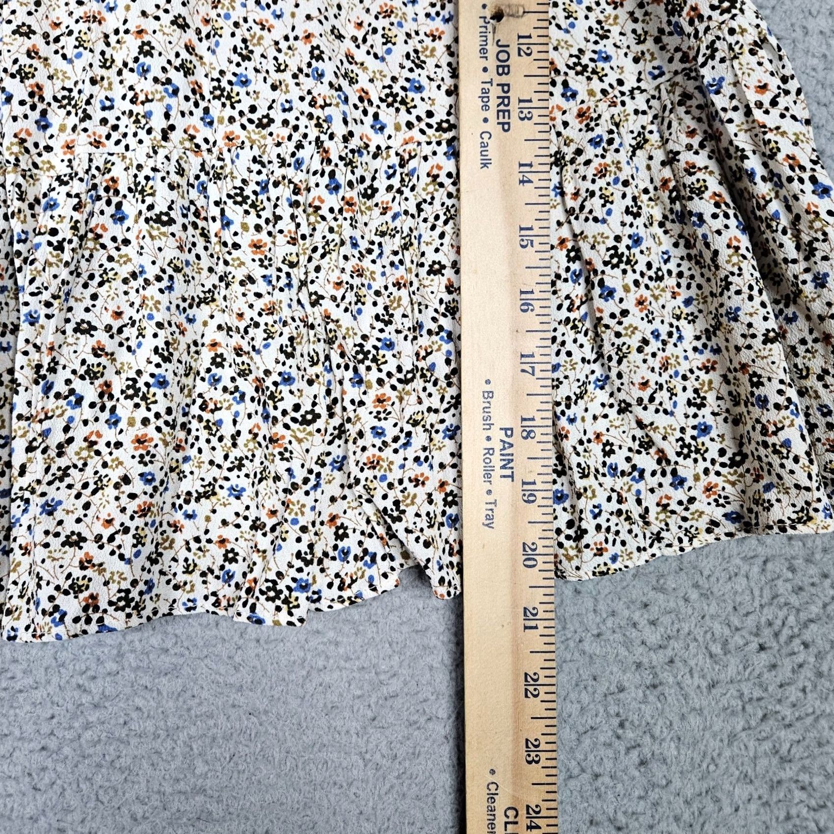 Madewell Madewell Women's Skirt Tie Waist Tiered Floral Print Short A-Line Multicolor Size M Size 32" / US 10 / IT 46 - 4 Thumbnail
