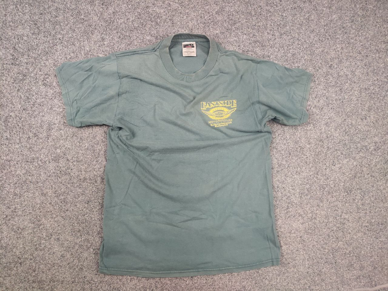 Harley Davidson Vintage 90s Harley Davidson Tultex Fastside Logo T Shirt Tee Size US M / EU 48-50 / 2 - 5 Thumbnail