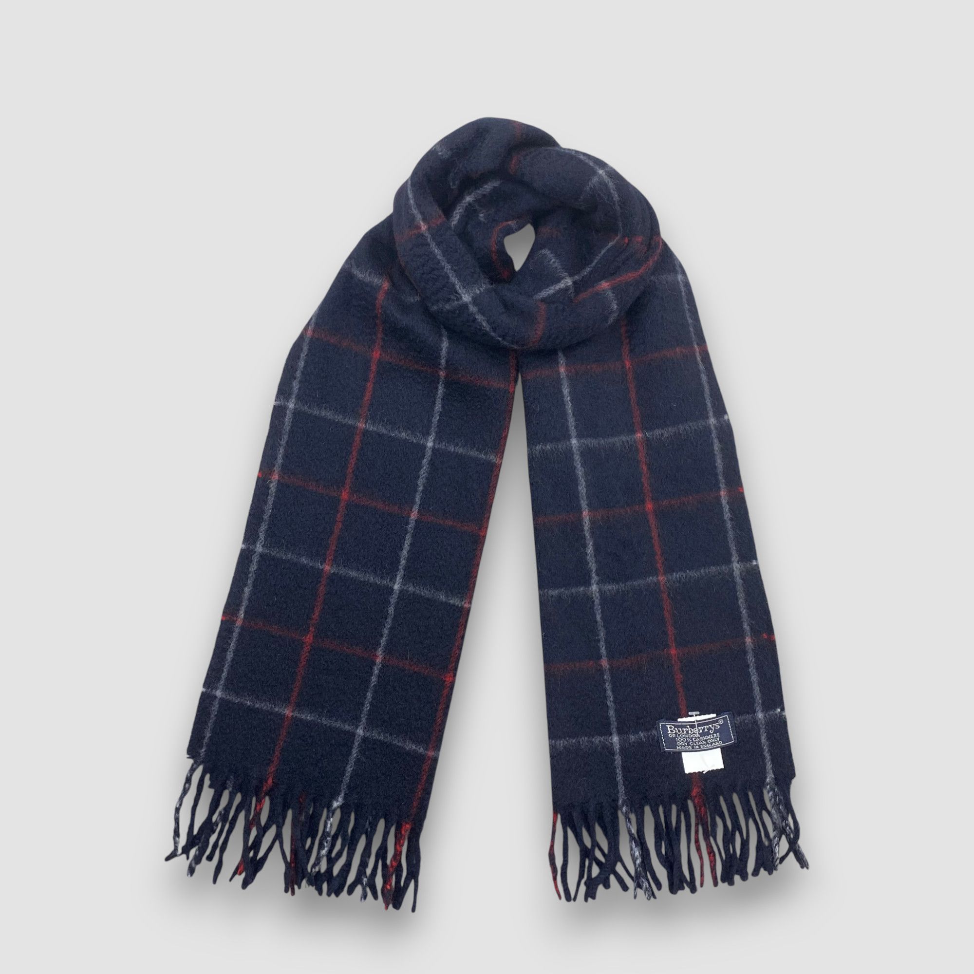 Burberry Vintage Burberry Scarf Muffler Wool Cashmere Winter Scarves Size ONE SIZE - 1 Thumbnail