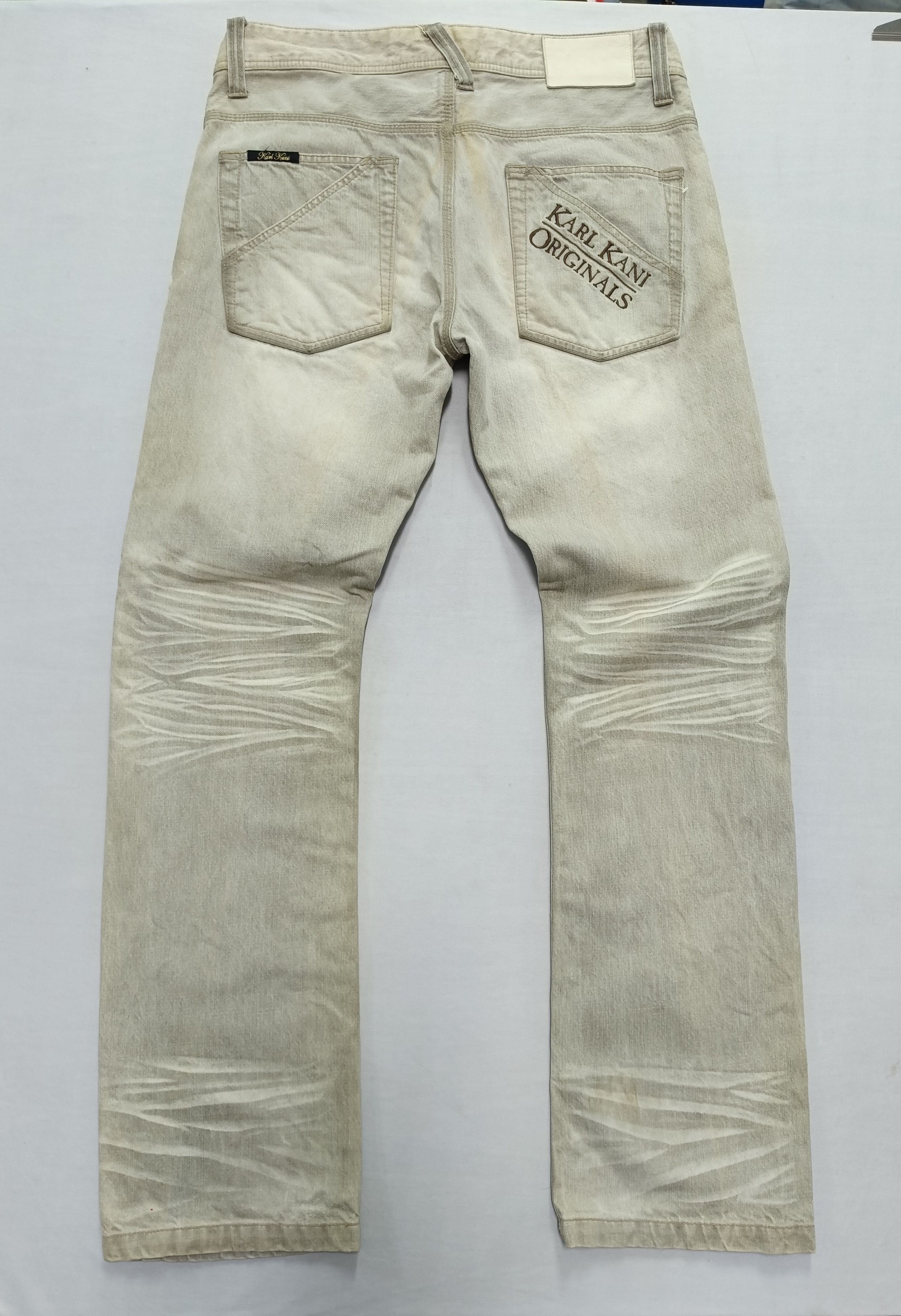 Karl Kani Karl Kani Originals Light Gray Straight Denim Size US 36 / EU 52 - 4 Thumbnail
