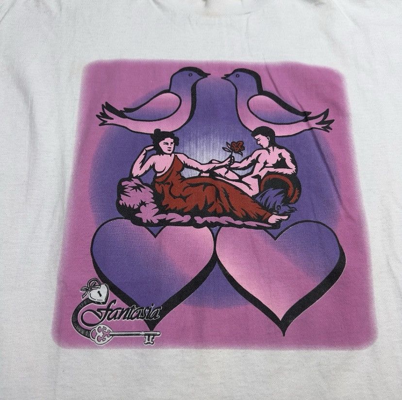 Vintage Vintage Fantasia Strip Club Tshirt XL USA Rare Single Stitch Size US XL / EU 56 / 4 - 4 Thumbnail
