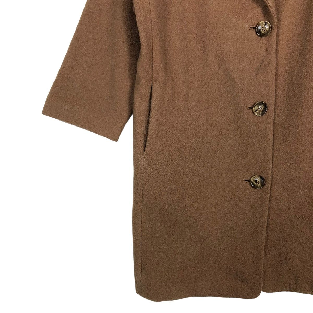 Issey Miyake 🔥Rich Brown - Long Fly Coats Double Breast Wool Avant Garde Size US M / EU 48-50 / 2 - 8 Thumbnail